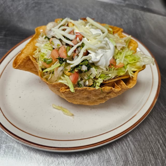 Lunch Taco Salad Fajita.