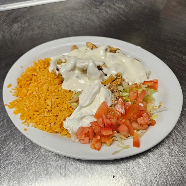 Lunch Pollo Con Crema.
