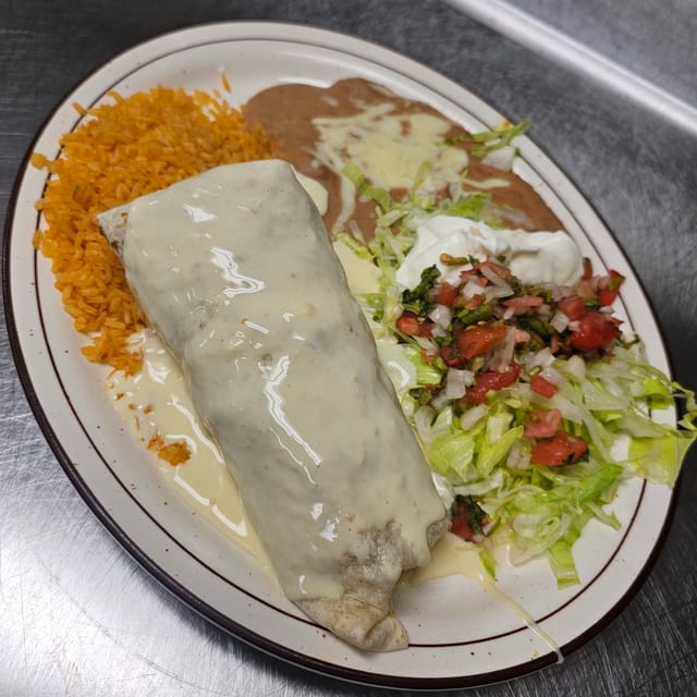 Seafood Burrito.