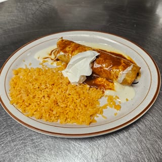 Lunch Fried Burrito