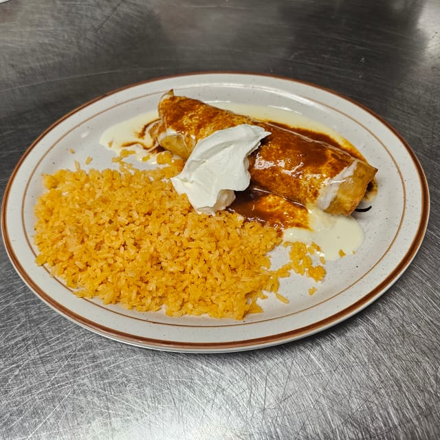 Lunch Fried Burrito.