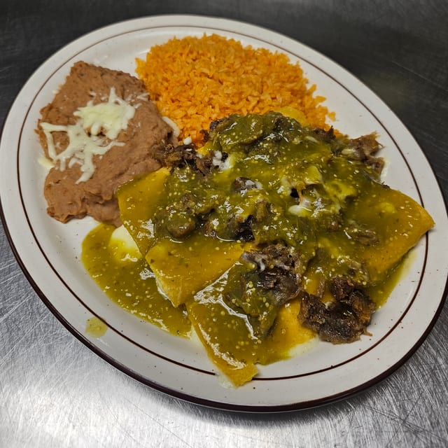 Enchiladas Suizas.