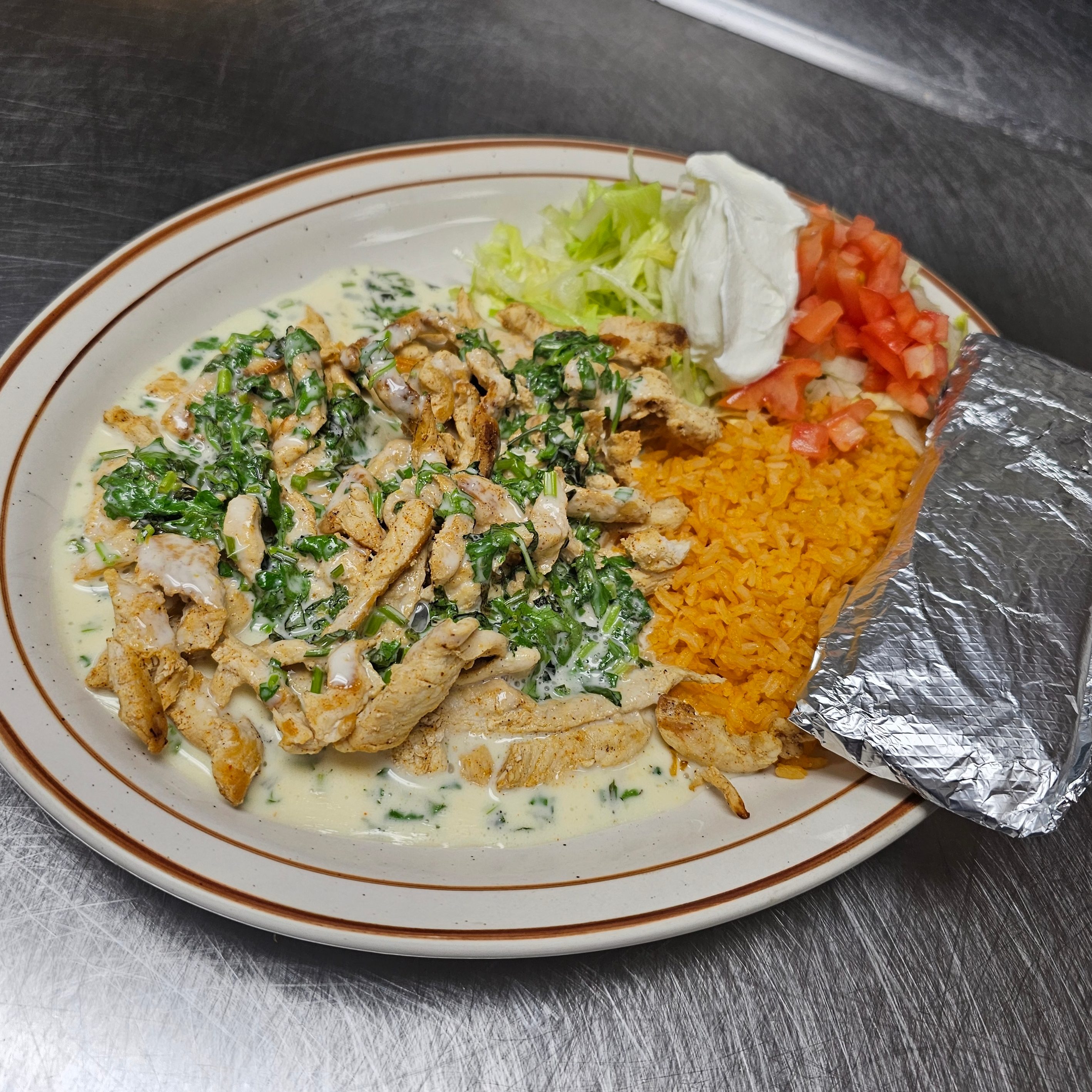 Pollo Con Cilantro.