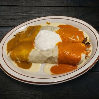 La Rosa Dipped Burrito