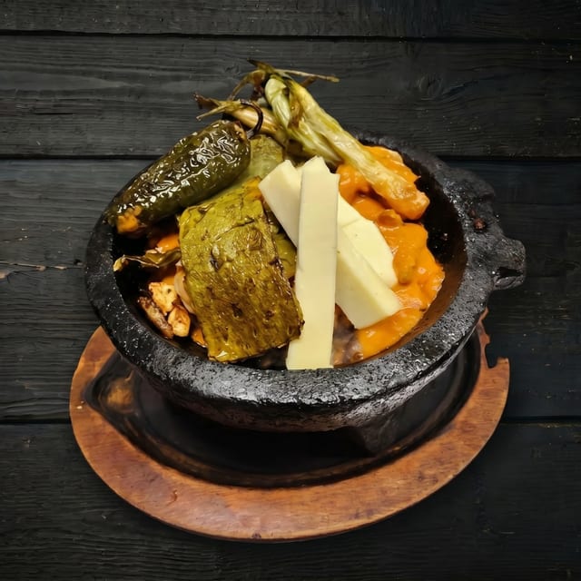Molcajete Rojo or Amarillo.