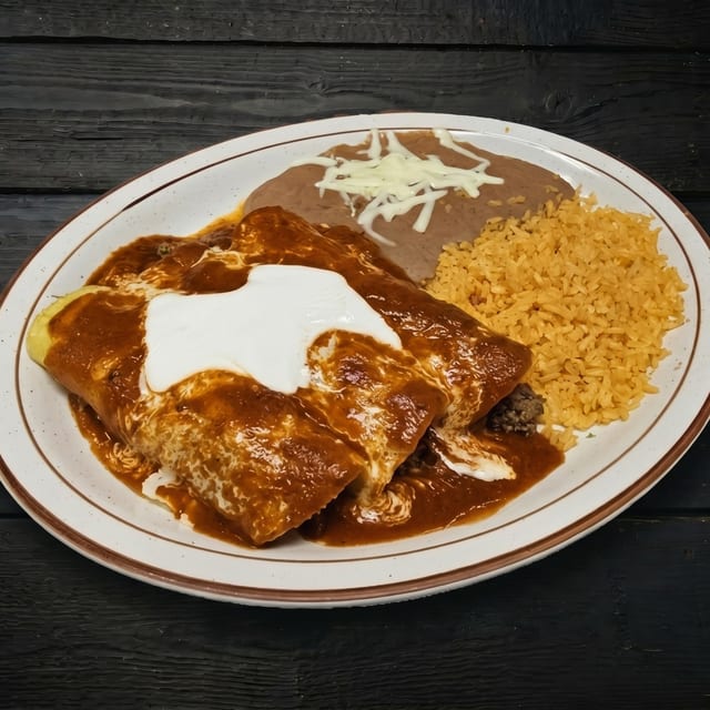 Enchiladas Encremadas.